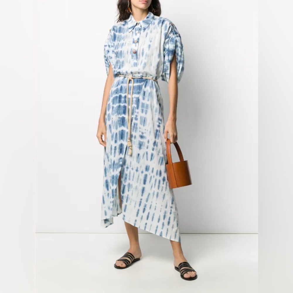 Nanushka Hanna Tie-Dye Organic Cotton Dress, Size XS